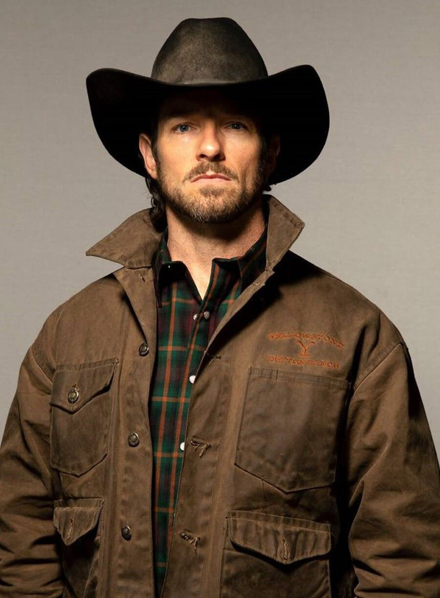 Ian Bohen Ryan Yellowstone Brown Jacket