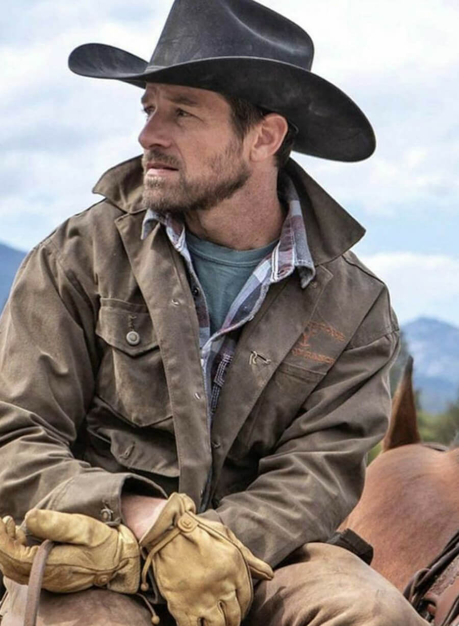 Ian Bohen Ryan Yellowstone Brown Jacket