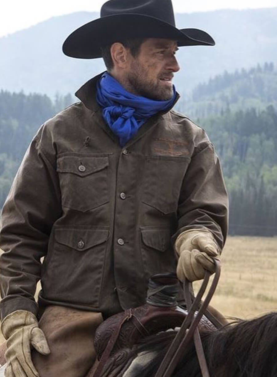 Ian Bohen Ryan Yellowstone Brown Jacket
