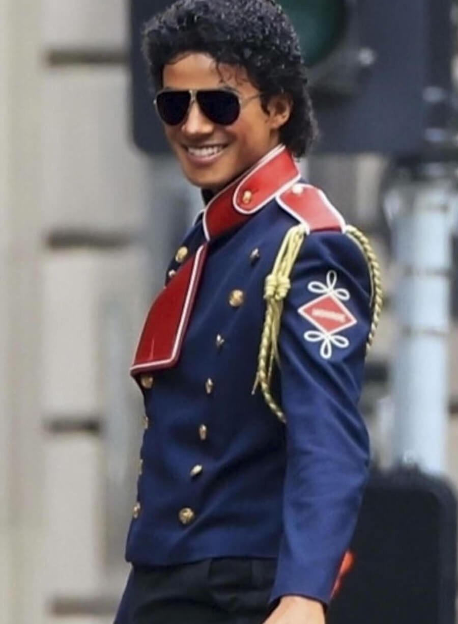 Jaafar Jackson Michael 2026 Blue Jacket