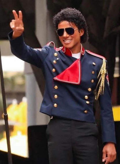 Jaafar Jackson Michael 2026 Blue Jacket