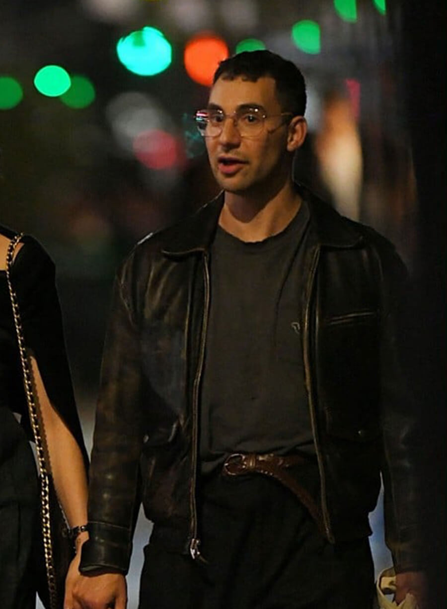 Jack Antonoff Black Leather Jacket