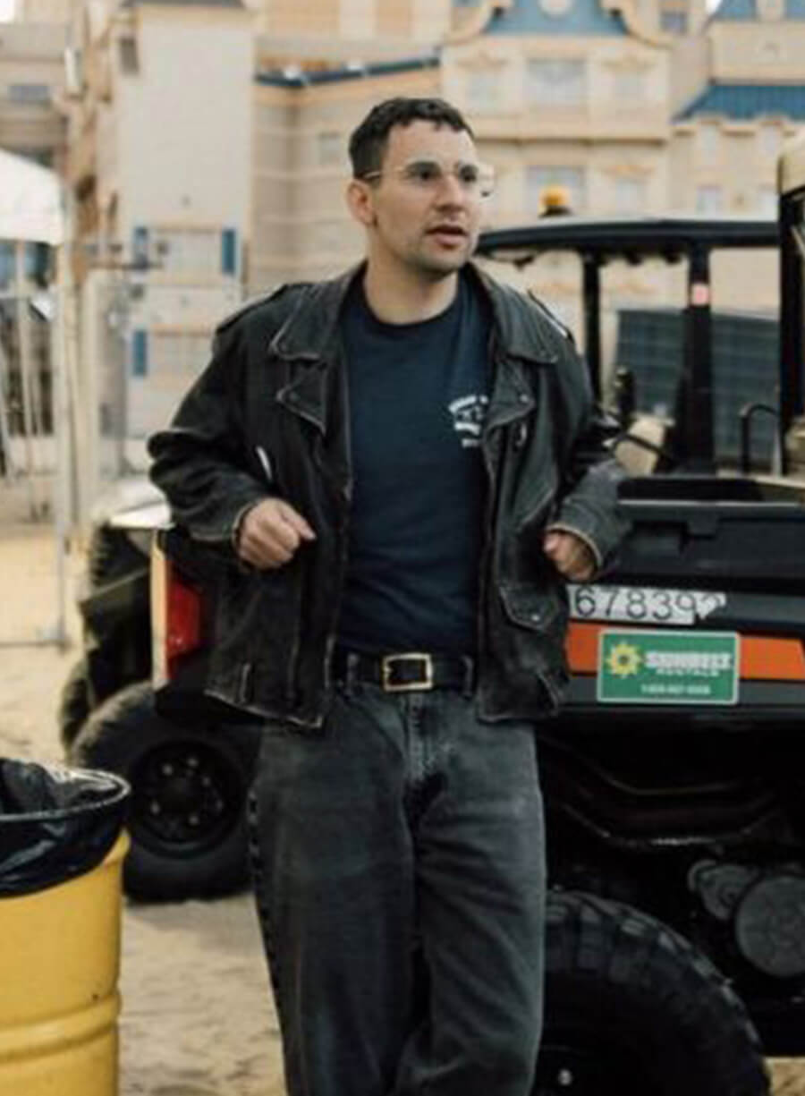Jack Antonoff Bleachers Biker Leather Jacket