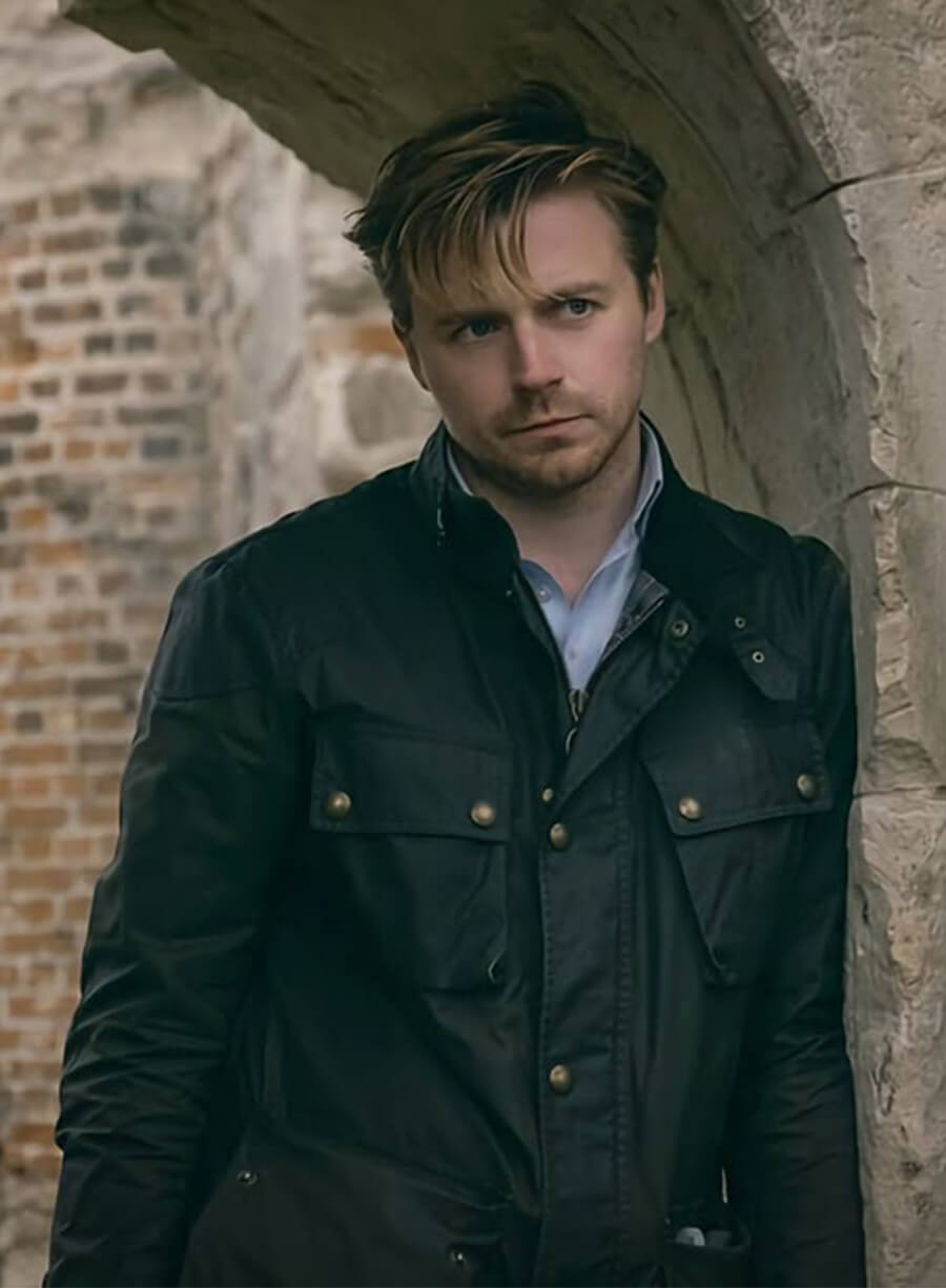Jack Lowden Slow Horses Black Jacket