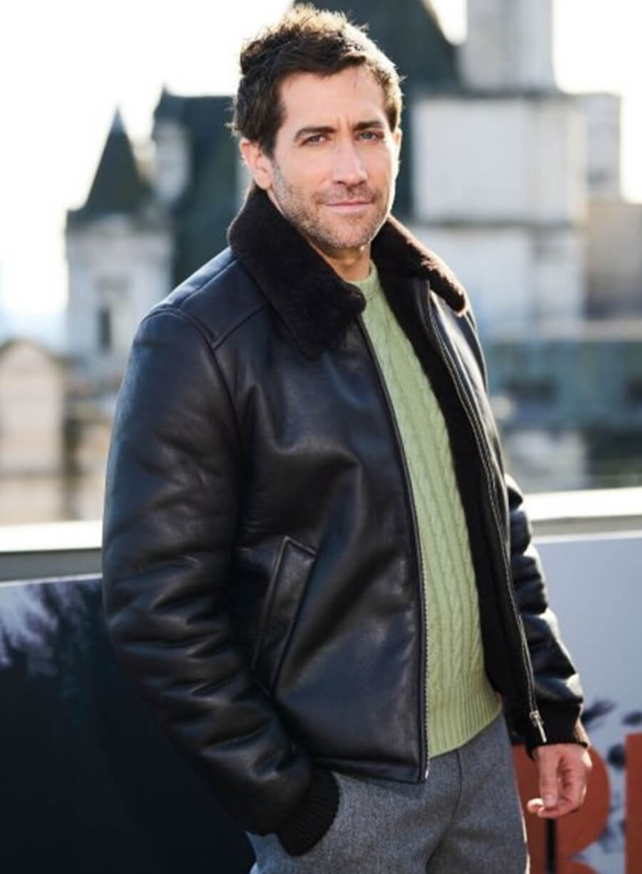 Jake Gyllenhaal The Bride 2026 Leather Jacket