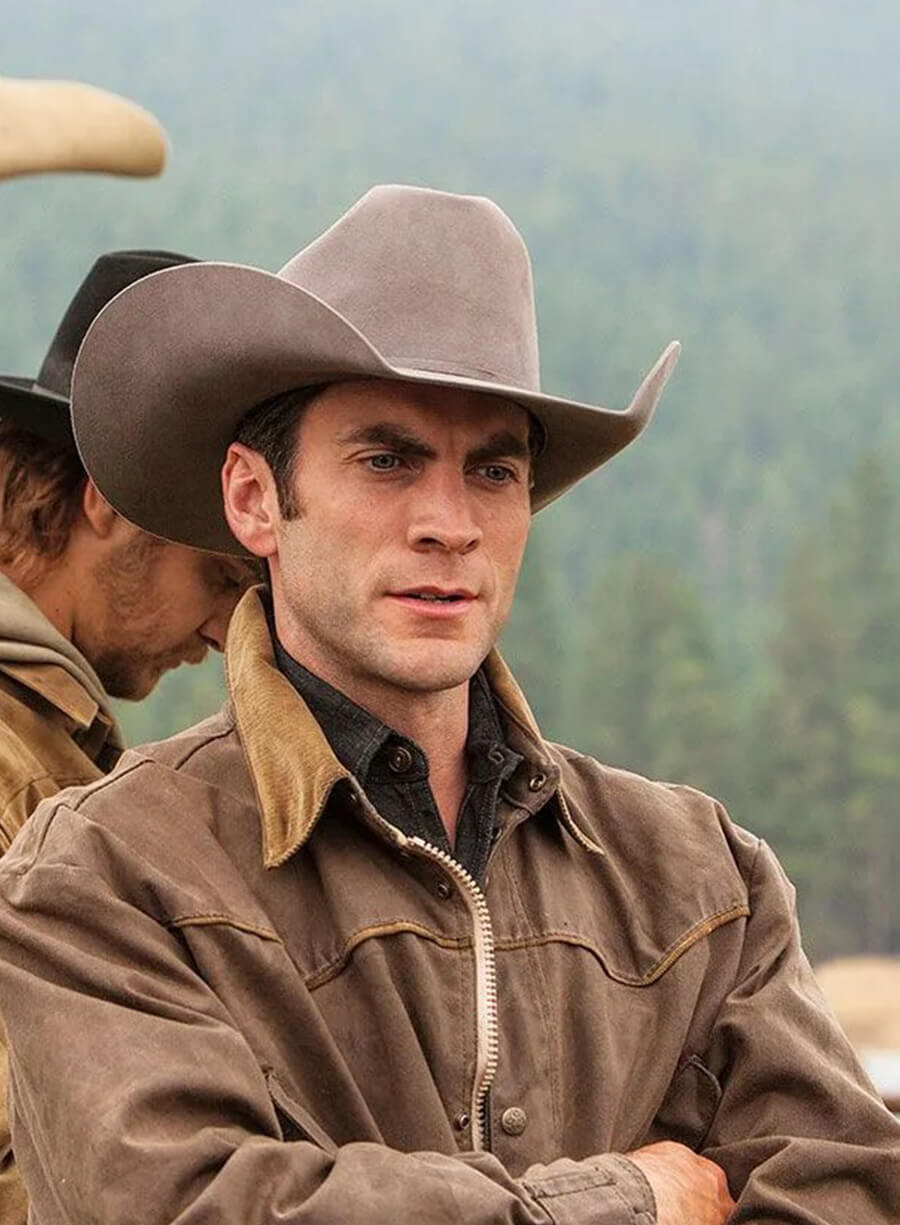 Jamie Dutton Yellowstone Brown Leather Jacket