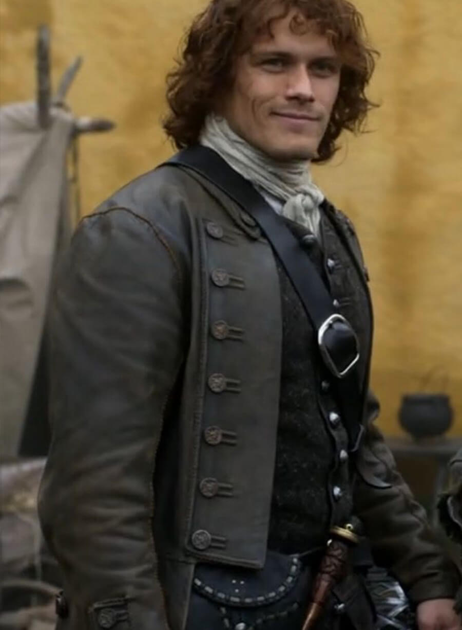 Jamie Fraser Outlander Leather Coat