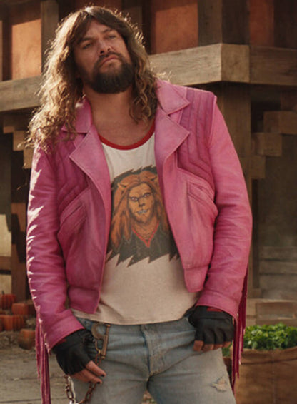 Jason Momoa A Minecraft Movie Leather Jacket