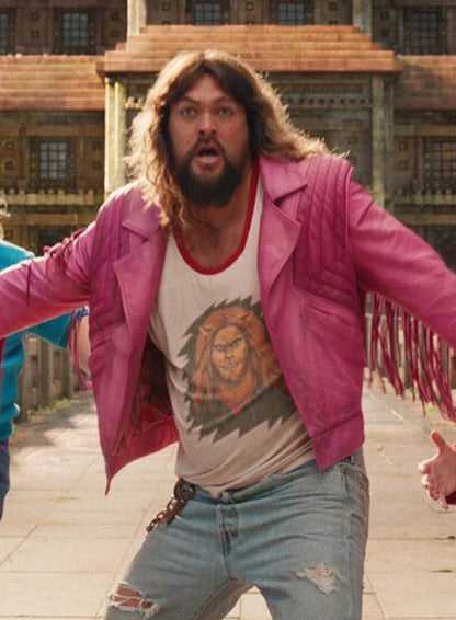 Jason Momoa A Minecraft Movie Leather Jacket