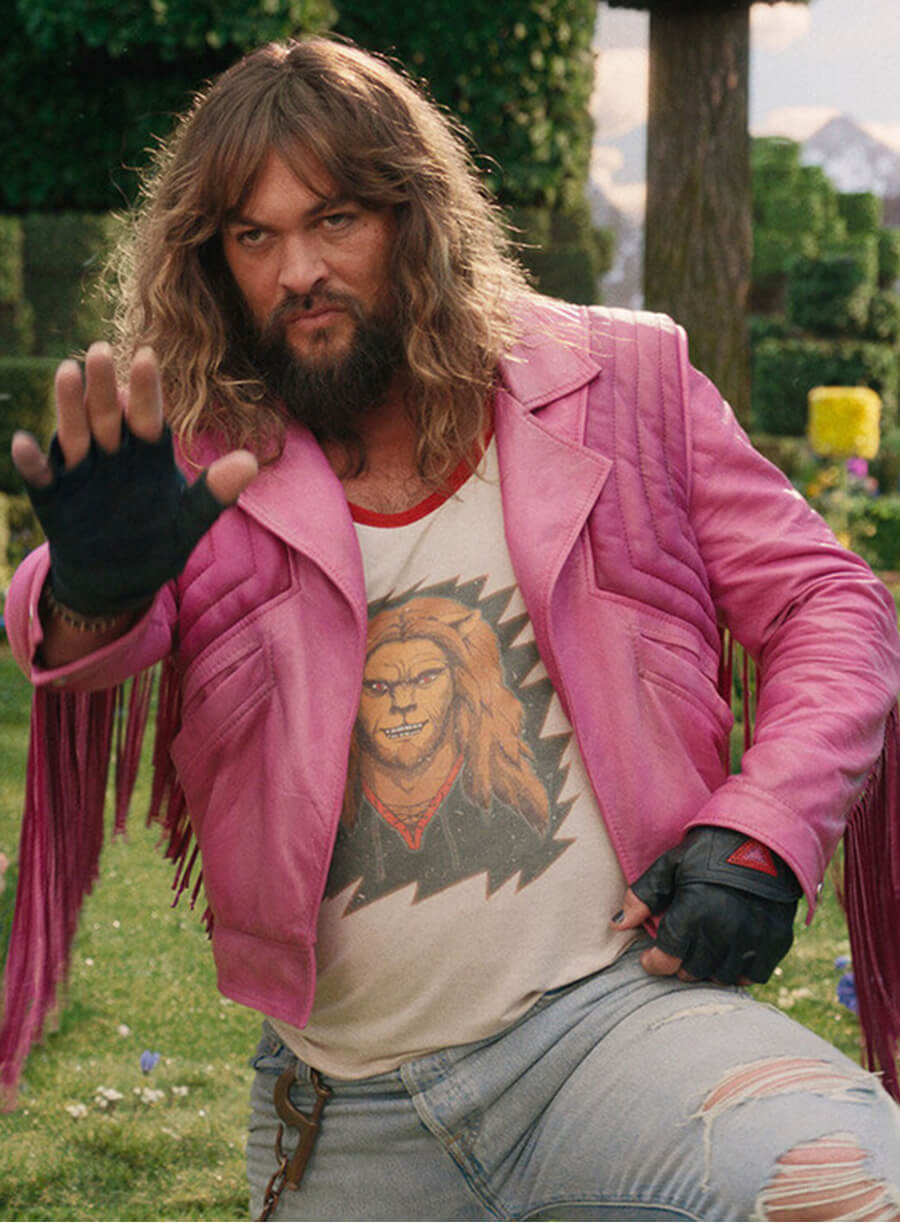 Jason Momoa A Minecraft Movie Leather Jacket