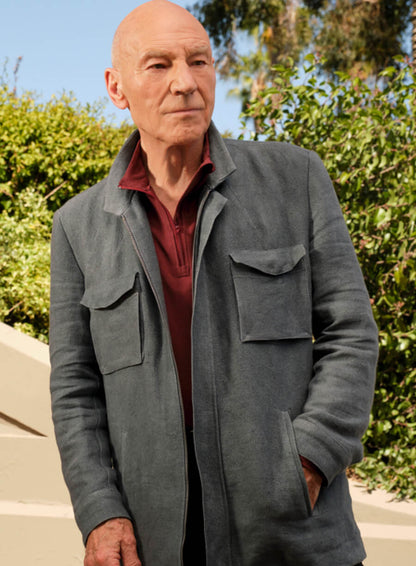 Jean-Luc Picard Star Trek: Picard S02 Suede Jacket