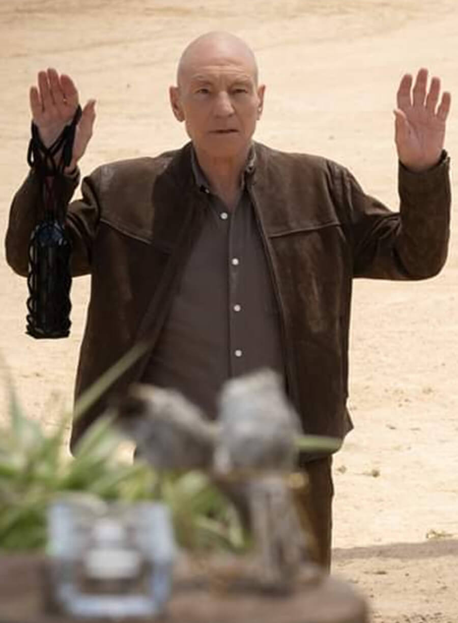 Jean-Luc Picard Star Trek: Picard Suede Jacket