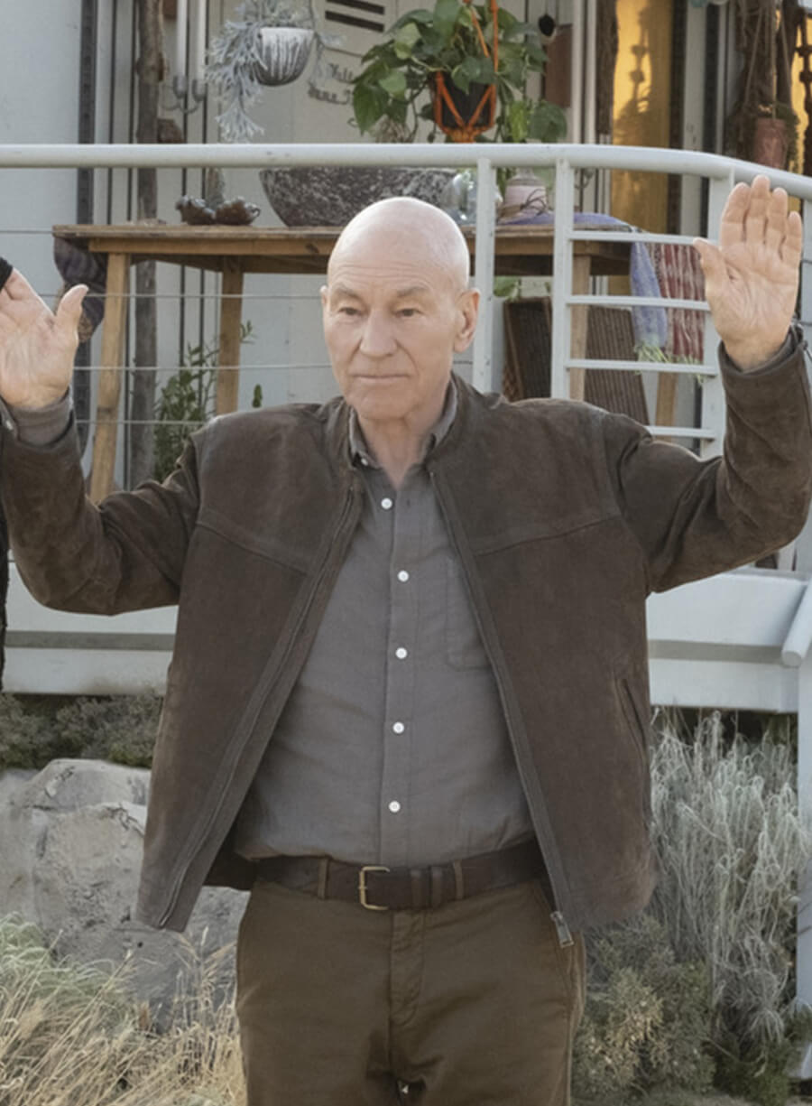 Jean-Luc Picard Star Trek: Picard Suede Jacket