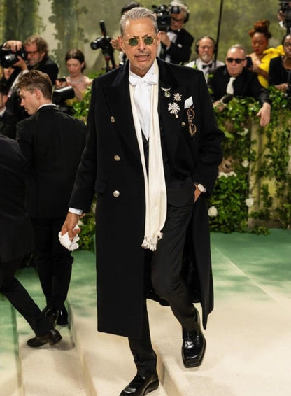 Jeff Goldblum Met Gala Black Coat