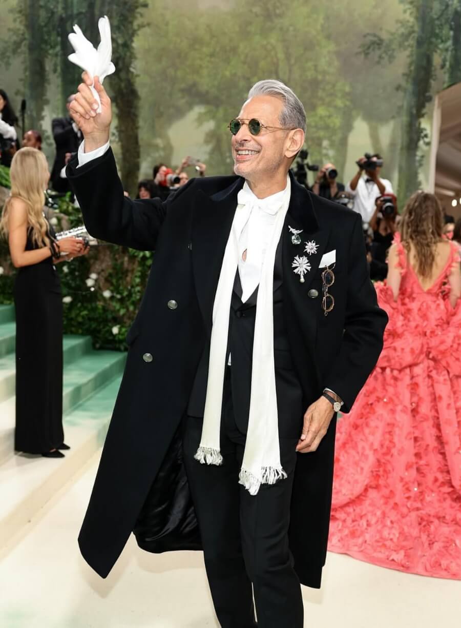 Jeff Goldblum Met Gala Black Coat