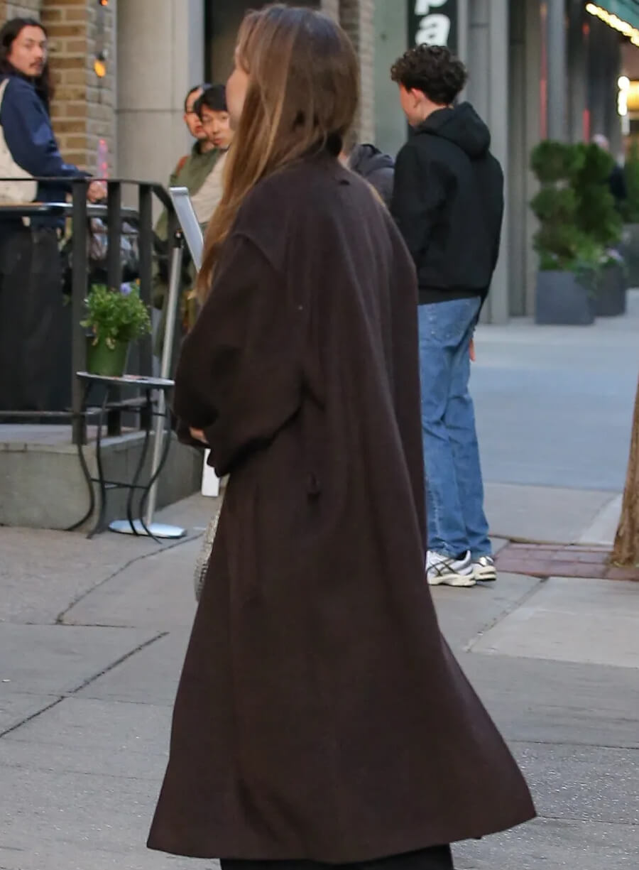 Jennifer Lawrence Street Style 2026 Brown Coat