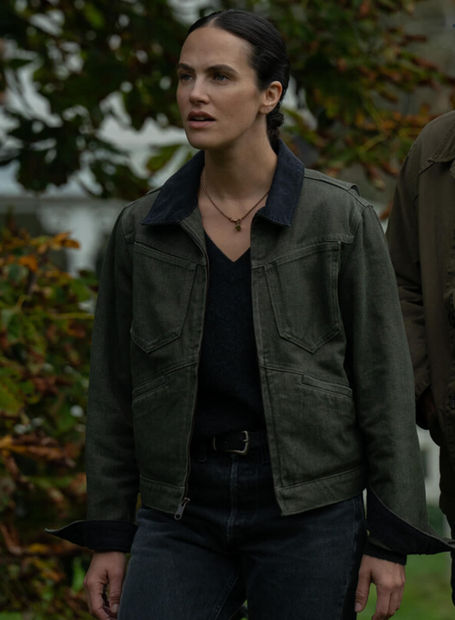 Jessica Brown Findlay Silo Utility Jacket