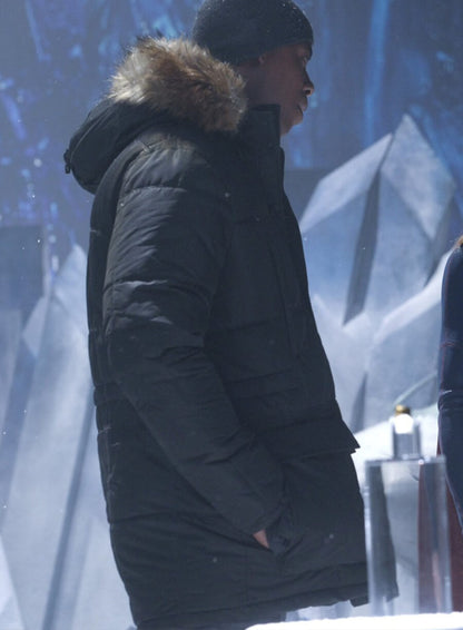 Jimmy Olsen Supergirl Black Parka Jacket