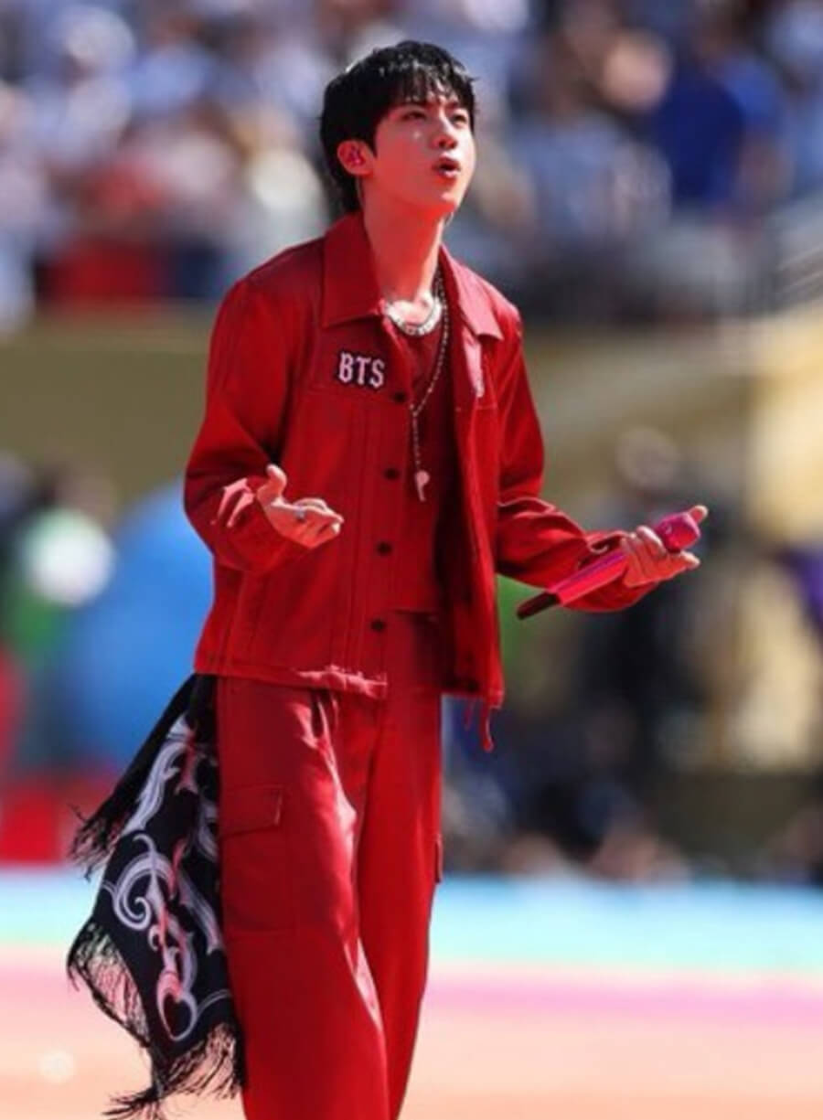 Jin FIFA World Cup 2026 Red Jacket