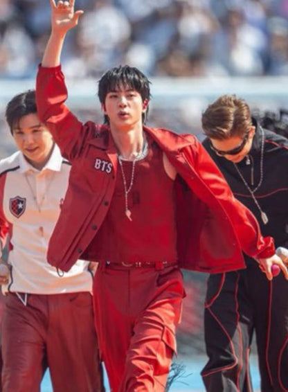 Jin FIFA World Cup 2026 Red Jacket
