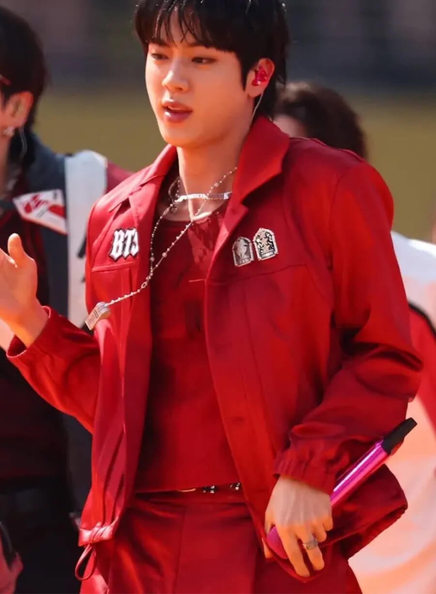 Jin FIFA World Cup 2026 Red Jacket