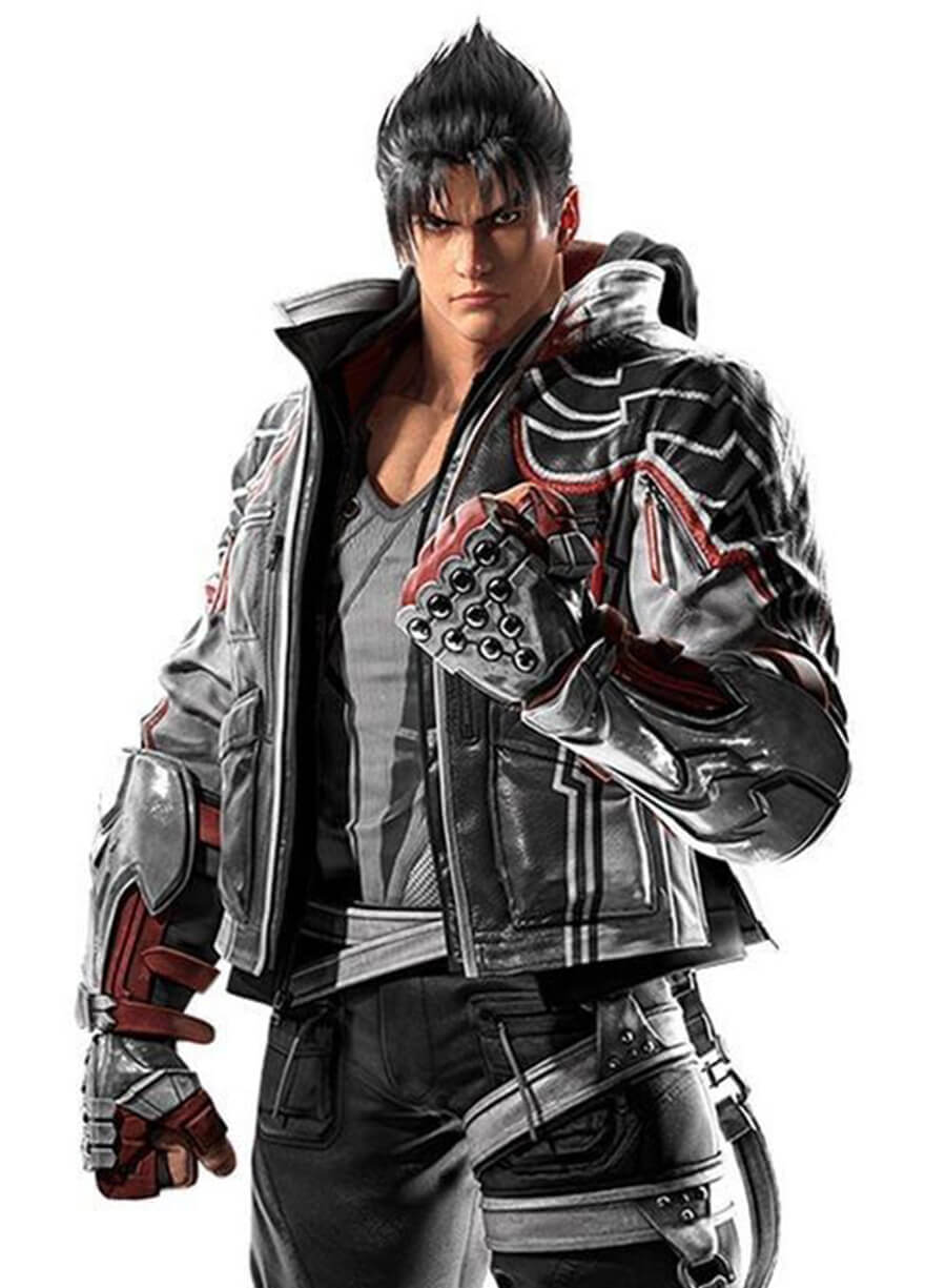 Jin Kazama Tekken 8 Leather Cosplay Jacket