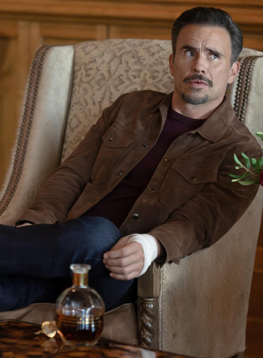 Joaquin Jackson Dutton Ranch Suede Jacket