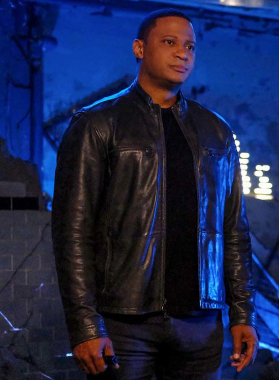 John Diggle Supergirl S06 Leather Jacket
