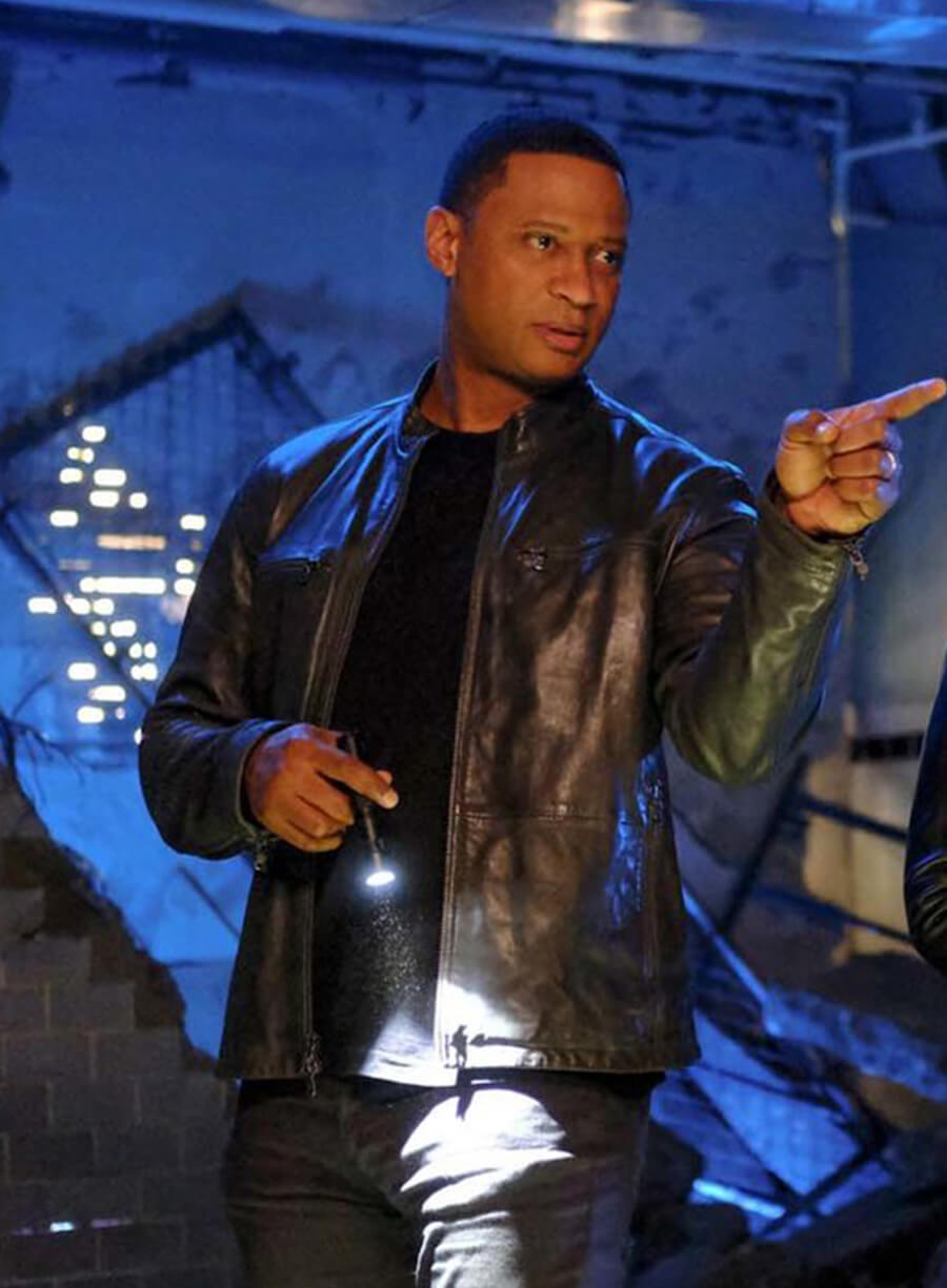 John Diggle Supergirl S06 Leather Jacket