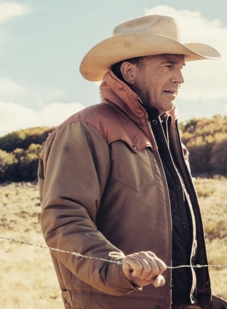John Dutton Yellowstone Beige Jacket
