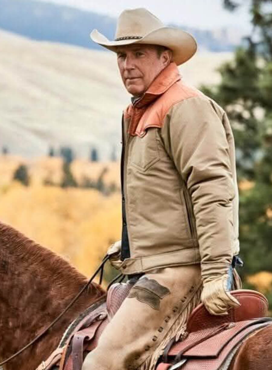 John Dutton Yellowstone Beige Jacket
