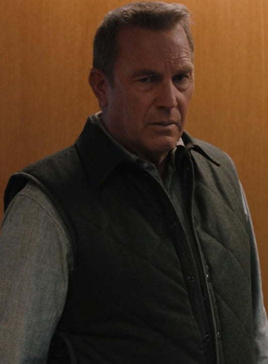 John Dutton Yellowstone Black Vest
