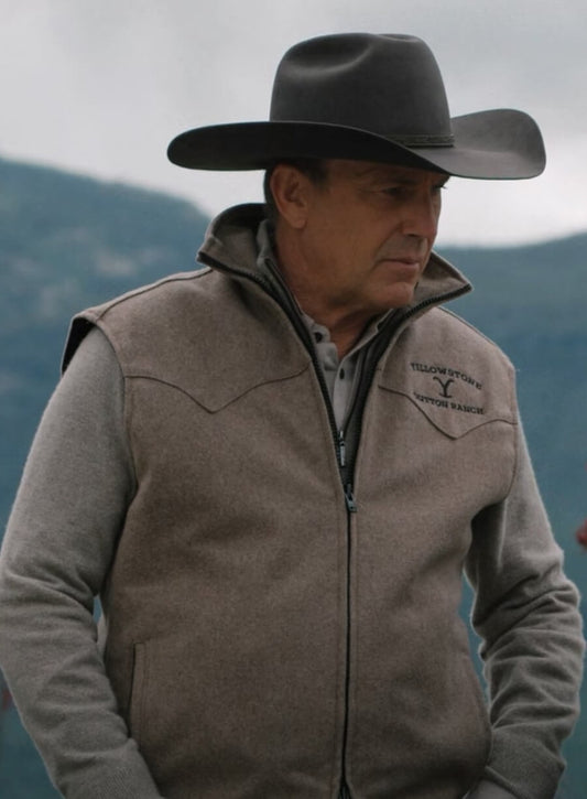John Dutton Yellowstone Brown Vest
