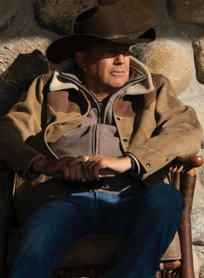 John Dutton Yellowstone Suede Leather Jacket