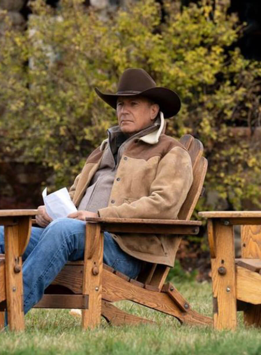 John Dutton Yellowstone Suede Leather Jacket