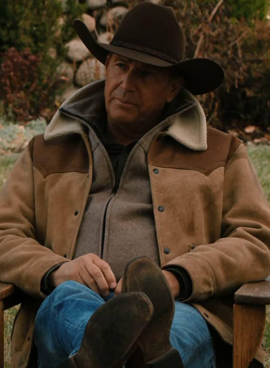 John Dutton Yellowstone Suede Leather Jacket