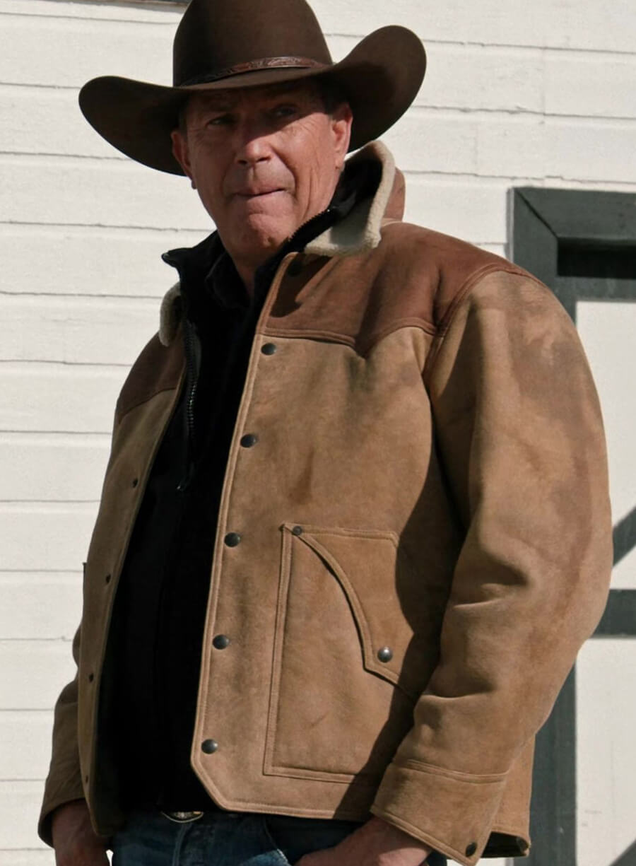 John Dutton Yellowstone Suede Leather Jacket