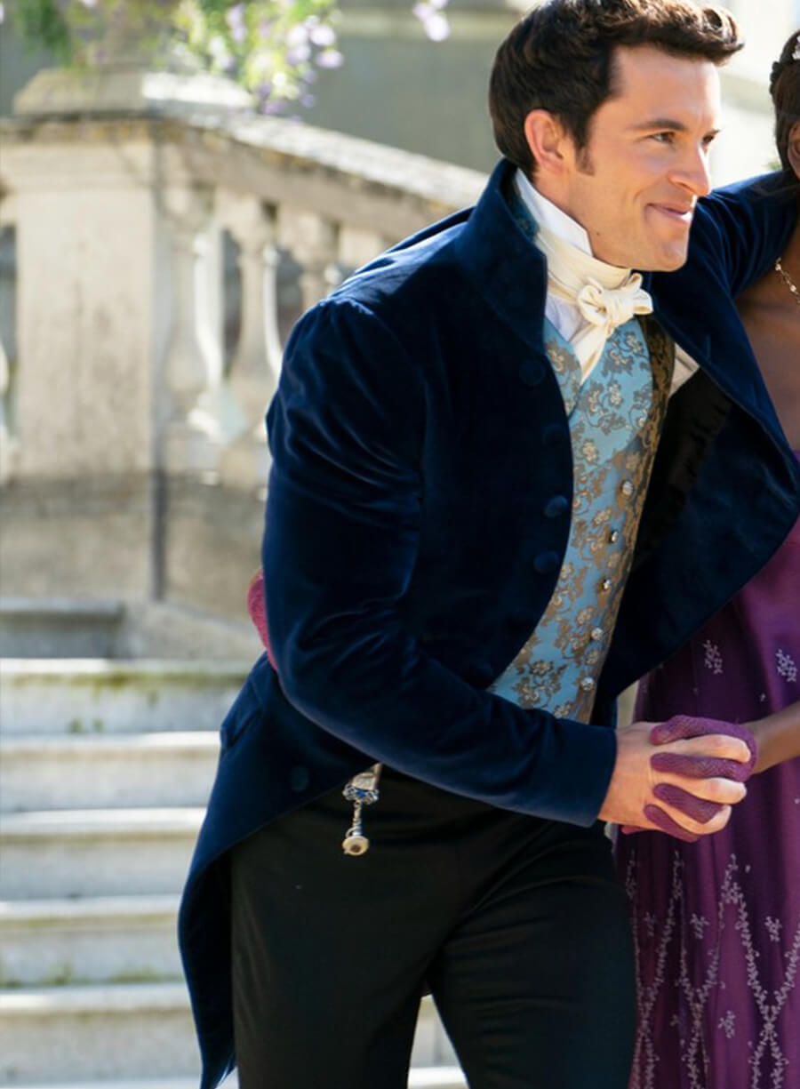 Jonathan Bailey Bridgerton S02 Tailcoat