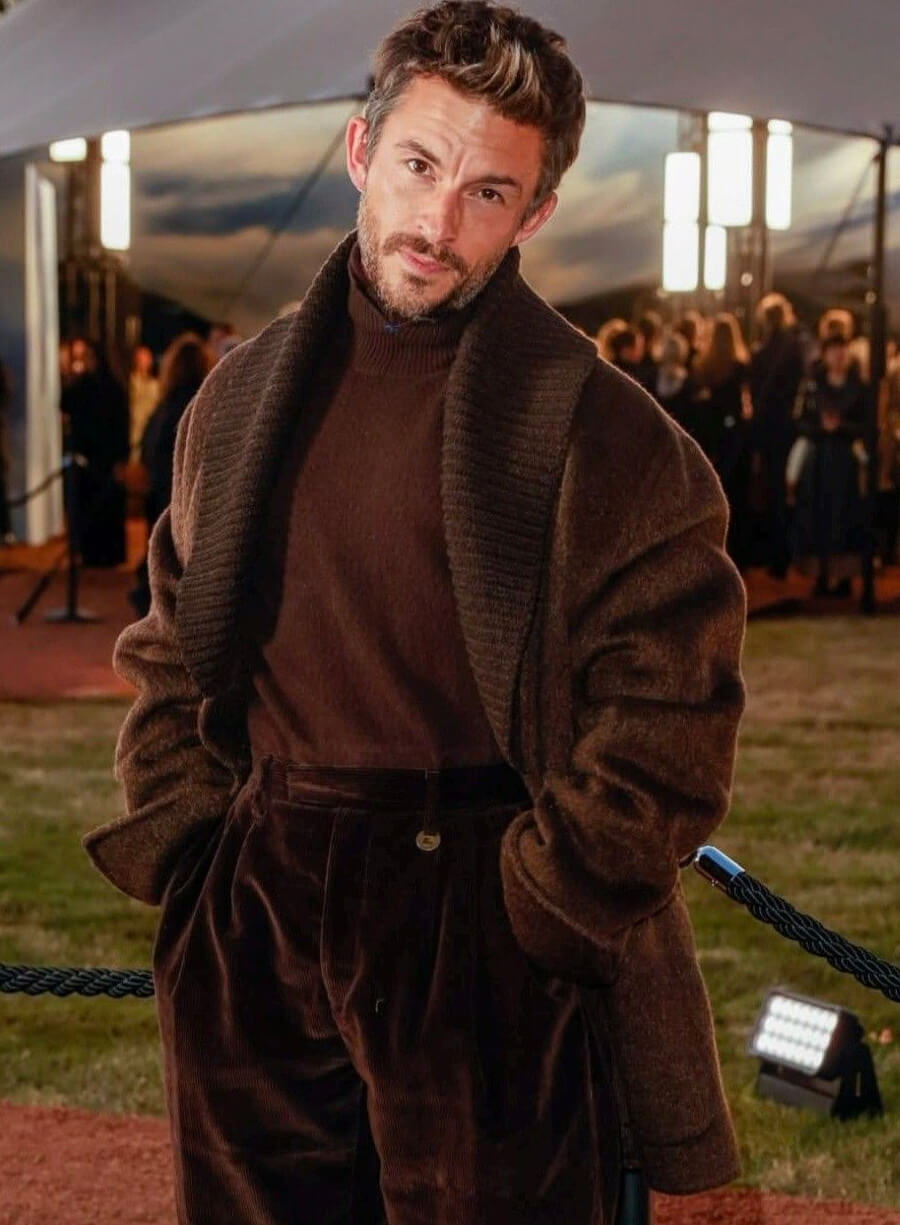 Jonathan Bailey London Fashion Week 2025 Coat