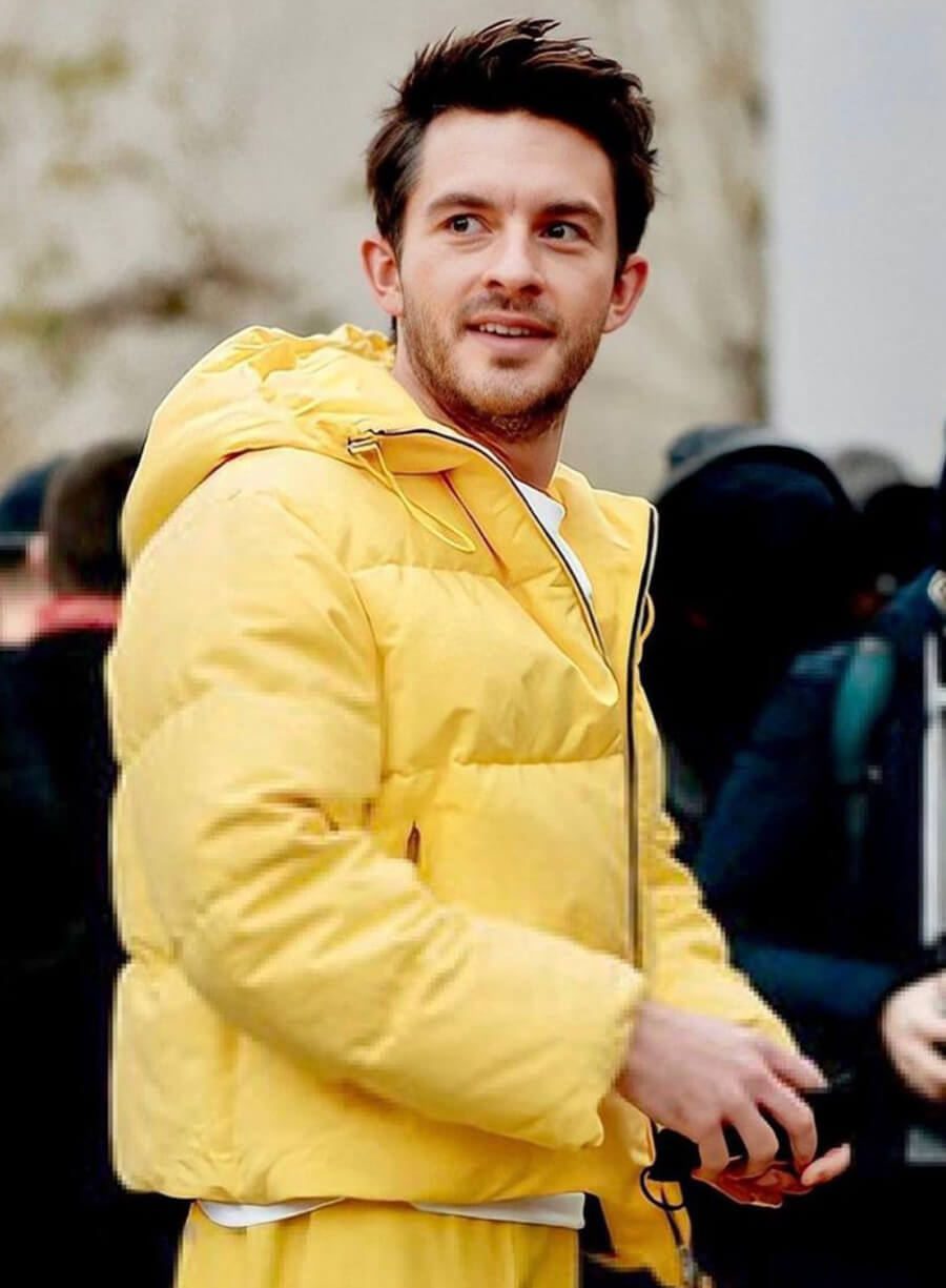 Jonathan Bailey Paris Fashion Week Puffer Jacket