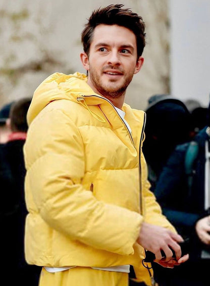 Jonathan Bailey Paris Fashion Week Puffer Jacket