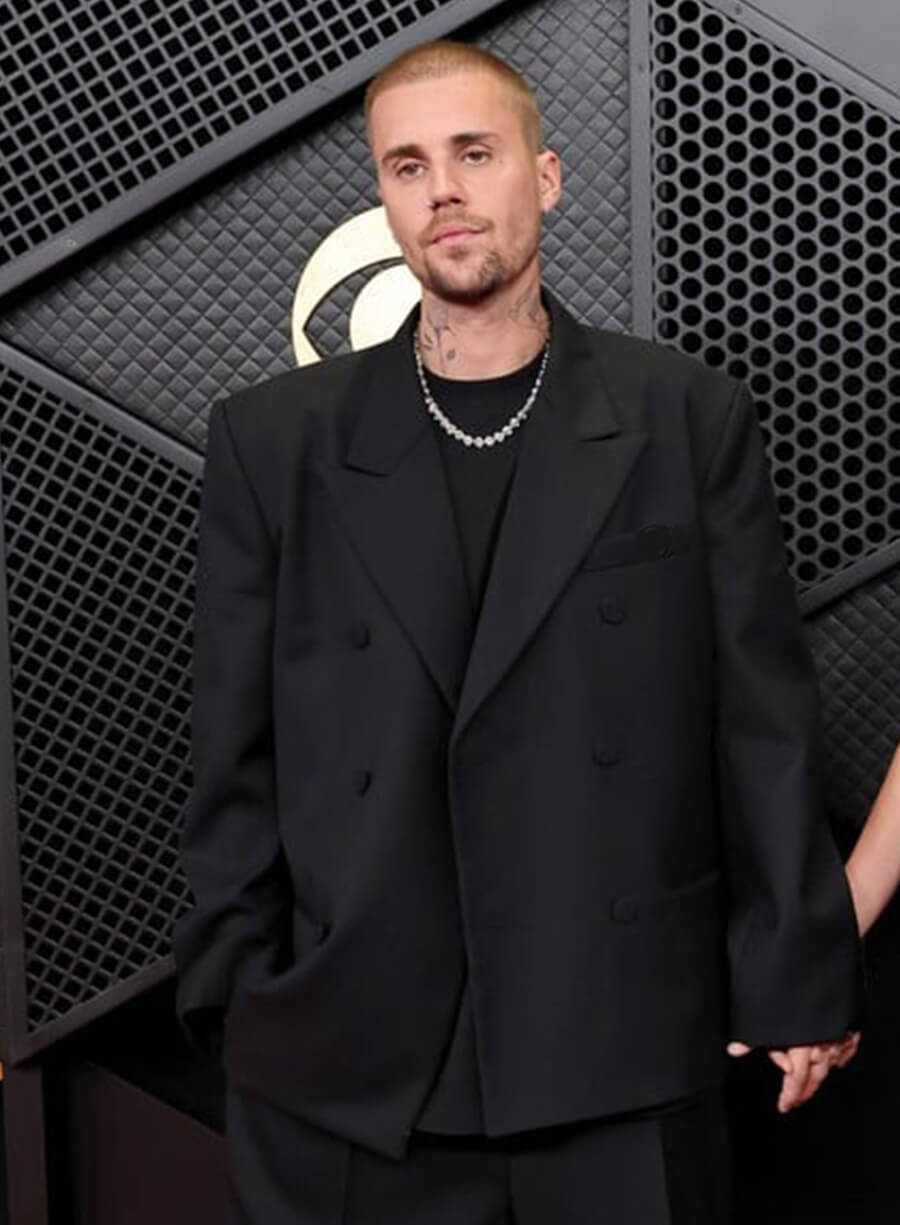 Justin Bieber 2026 Grammy Awards Blazer