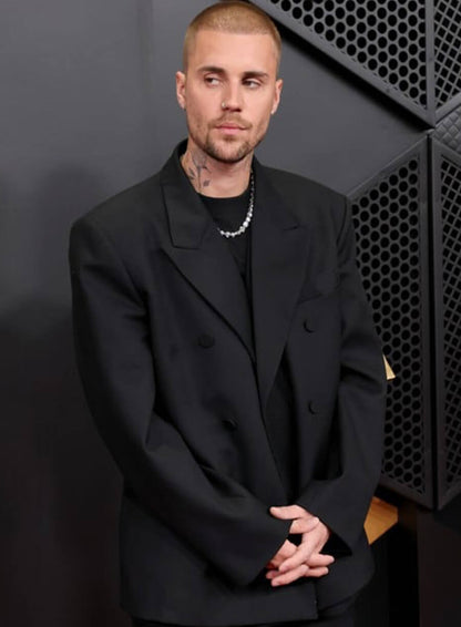 Justin Bieber 2026 Grammy Awards Blazer