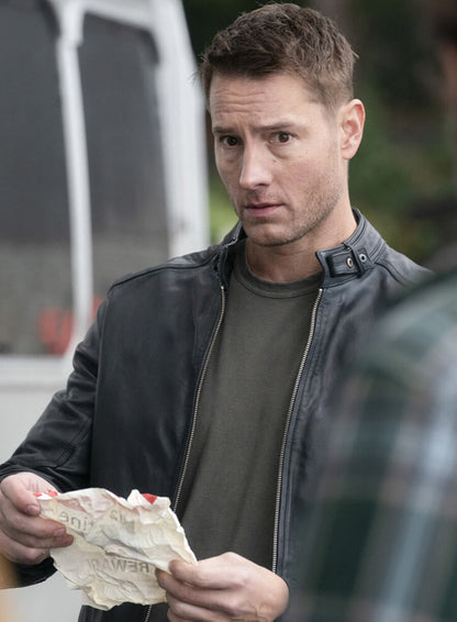 Justin Hartley Tracker S01 Leather Jacket