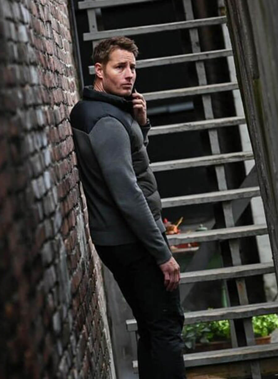 Justin Hartley Tracker S02 Mixed Media Puffer Jacket
