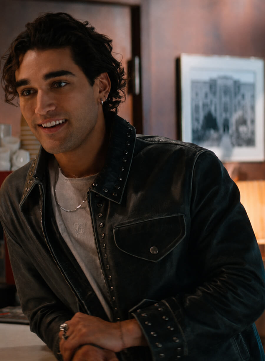 Justin Kohl Off-Campus Leather Jacket
