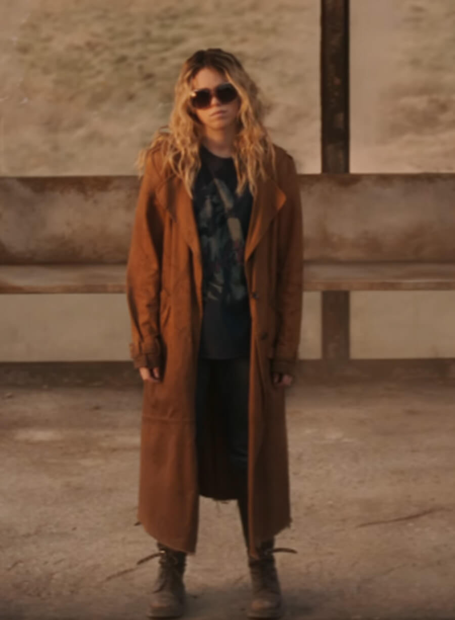 Kara Zor El Supergirl 2026 Brown Hooded Coat