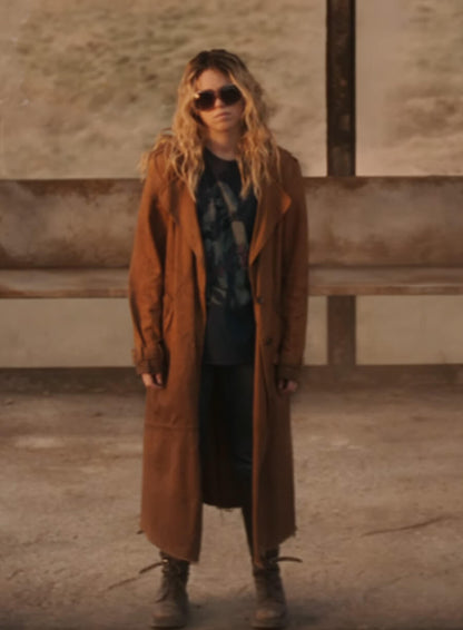 Kara Zor El Supergirl 2026 Brown Hooded Coat