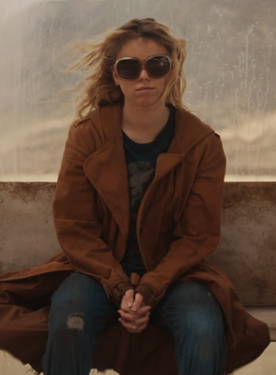 Kara Zor El Supergirl 2026 Brown Hooded Coat