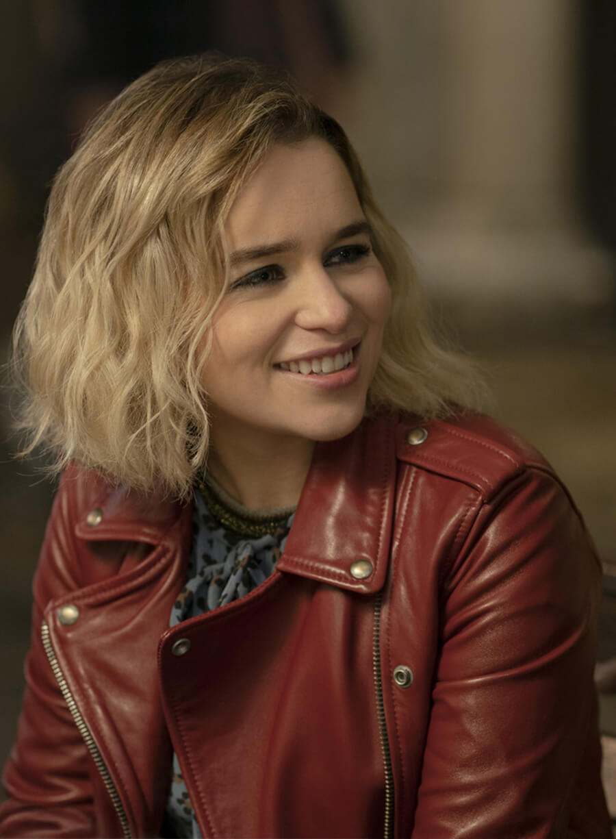 Katarina Andrich Last Christmas Red Jacket